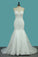 2023 Sweetheart Mermaid Wedding Dresses Tulle With Applique Court Train