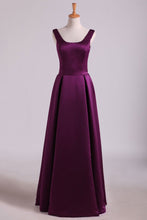 Load image into Gallery viewer, 2024 Bridesmaid Dresses A-Line Floor Length Satin