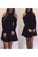 2024 High Neck Long Sleeves Homecoming Dresses A Line Spandex Short/Mini