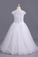 2024 Flower Girl Dresses Short Sleeves Scoop A Line With Applique And Ribbon Tulle