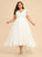Dress Wedding Dresses Asymmetrical Wedding Lace With A-Line V-neck Morgan Chiffon