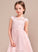 A-LineScoopNeckFloor-LengthChiffonLaceJuniorBridesmaidDress#81155 Sanai Junior Bridesmaid Dresses