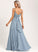 Lace Floor-Length Neckline Silhouette A-Line Straps&Sleeves Length Fabric Scoop Jackie Bridesmaid Dresses