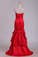 2024 Satin Prom Dresses Strapless Mermaid Floor Length