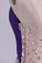 2024 Prom Dresses Sheath Mini One Shoulder Beaded With Elegant Sheer Back Spandex