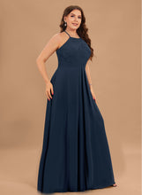 Load image into Gallery viewer, Pleated Fabric Silhouette Length Floor-Length Neckline Embellishment Scoop A-Line Rory Bridesmaid Dresses