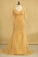 2024 Plus Size Half Sleeves V Neck Mother Of The Bride Dresses Mermaid Tulle With Applique Sweep Train Color Gold