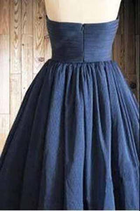 Homecoming Dress Navy Blue Homecoming Dresses Tulle Homecoming Dress Party Dresses RS922