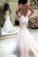 2024 New Arrival V Neck Wedding Dresses Mermaid Tulle With Applique