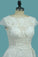 2024 Scoop Tulle Mermaid Wedding Dresses With Applique Royal Train Detachable