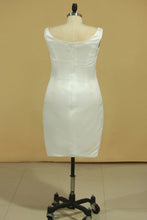 Load image into Gallery viewer, 2024 Mother Of The Bride Dresses Scoop With Applique And Jacket Sheath Satin