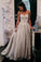 Sparkly Sweetheart Silver Long Prom Dresses Sequins Beads Formal Dresses SRS15432