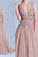 New Fashion Dusty Pink Tulle Off Shoulder Lace Long Elegant Party Prom Dress RS102