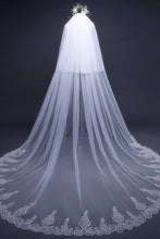 Load image into Gallery viewer, Cathedral Tulle Lace Ivory Wedding Veil Bridal Veil Wedding Veil RS288