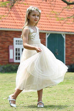Load image into Gallery viewer, Cute Sweetheart Sequins Empire Tulle Straps Flower Girl Dresses Child Dresses FG1004