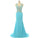 Mint Sheer Back Scoop Chiffon Mermaid Prom Dresses Sleeveless Prom Dresses RS796