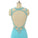 Mint Sheer Back Scoop Chiffon Mermaid Prom Dresses Sleeveless Prom Dresses RS796