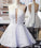 Lace Halter Sleeveless Above Knee Homecoming Dresses V Neck Short Prom Dresses H1112