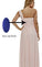 Long Light Pink Mismatched A-Line One Shoulder Sleeveless Elegant Bridesmaid Dresses RS523