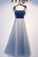 Spaghetti Straps Lace Up Floor Length Modest Evening Dresses Party Prom Dresses