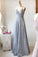 Unique Spaghetti Straps Long A-line Backless Prom Dresses For Teens