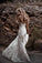 Unique Mermaid Off the Shoulder Straps Ivory Lace Beach Wedding Dress Bridal Dresses RS829