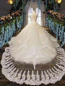 2024 New Arrival Wedding Dresses Off The Shoulder With Beads And Handmade Flowers Lace Up