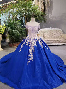 2024 New Arrival Satin Wedding Dresses Lace Up With Appliques And Sequins Off The Shoulder Gall Gown
