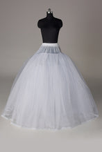 Load image into Gallery viewer, Women Tulle Netting/Polyester Floor Length 3 Tiers Petticoats