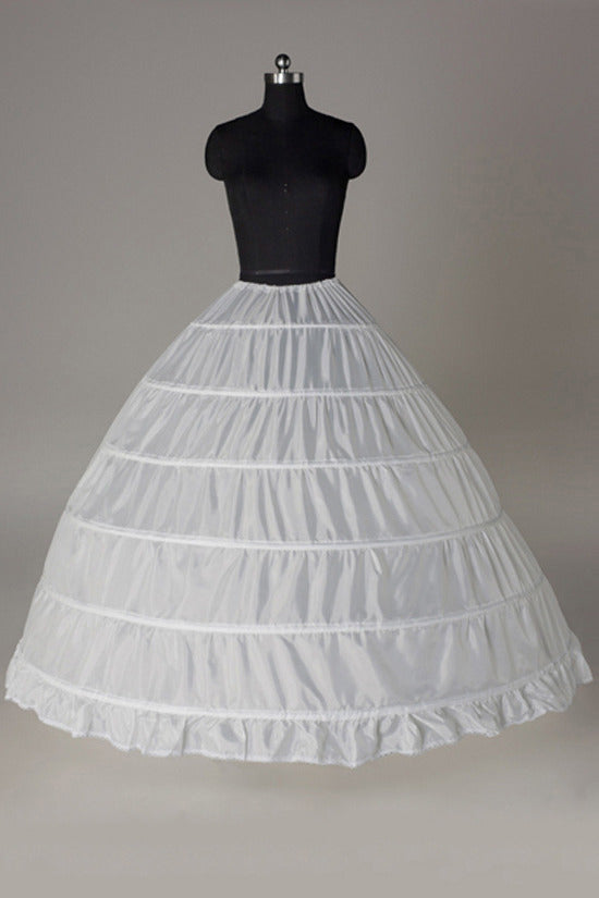 Women Nylon Floor Length 1 Tier Ball Gown Petticoats