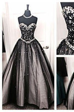 Load image into Gallery viewer, New Design Sequin Shiny Long Prom Dresses A-neck Sweetheart Prom Dresses RS549