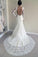 Long Sleeves Open Back Lace Appliques Scoop Mermaid Long Beach Wedding Dresses RS844