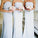 Simple Strapless Cheap Satin Bridesmaid Dress Backless Bowknot Bridesmaid Dress RS584