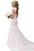Sexy V Neck Back Hole Full Lace Mermaid Ivory Wedding Dresses Bridal Dresses RS326