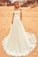Sexy Off-the-Shoulder Sweep Train Sweetheart A-Line Tulle Ivory Floor-Length Wedding Dress RS865