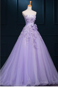 New Arrival Ball Gown Floor-length Luxury Appliques Wedding Dresses RS195