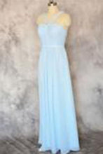 Load image into Gallery viewer, Simple Sweetheart Long Chiffon Prom Dresses Evening Dresses RS489