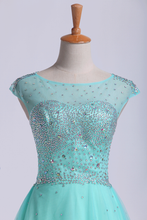 Load image into Gallery viewer, 2024 Open Back Splendid Scoop Neckline Short/Mini Homecoming Dresses