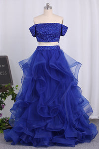 2024 New Arrival A Line Prom Dresses Tulle With Beaded Bodice
