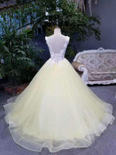 Load image into Gallery viewer, New Arrival Quinceanera Dresses A-Line Lace Up Cheap Price Scoop Neck With Beads And SRS12994