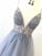 Gorgeous A Line Spaghetti Straps V Neck Beads Prom Dresses with SRS15648