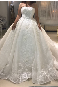 Strapless Ball Gown Ivory Glorious Wedding Dresses New Arrival