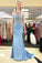 2024 Prom Dresses Mermaid Satin With Appliques Sweep Train