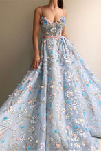 Load image into Gallery viewer, Spaghetti Straps Long Elegant Amazing Princess Prom Dresses Fashion Dresses