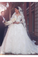 A Line Round Neck Tulle Wedding Dresses With Appliques Wedding SRSPYP3F2BA