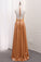 2023 Halter Taffeta A Line Evening Dresses Floor Length Zipper Up