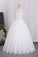 2023 New Arrival Scoop Tulle A Line Flower Girl Dresses With Applique And Beads