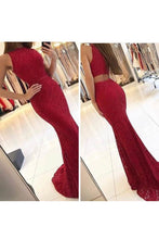 Load image into Gallery viewer, 2024 New Arrival Scoop Open Back Lace Evening Dresses Mermaid