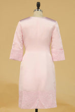 Load image into Gallery viewer, 2024 Scoop With Applique And Jacket Mother Of The Bride Dresses Satin
