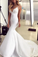 Spaghetti Straps Mermaid Wedding Dress With Appliques Sexy Backless Bridal SRSPGZT9APS